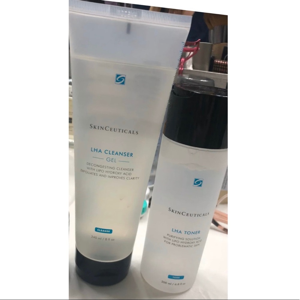 SKINCEUTICALS - LHA Cleanser Gel and LHA Toner
